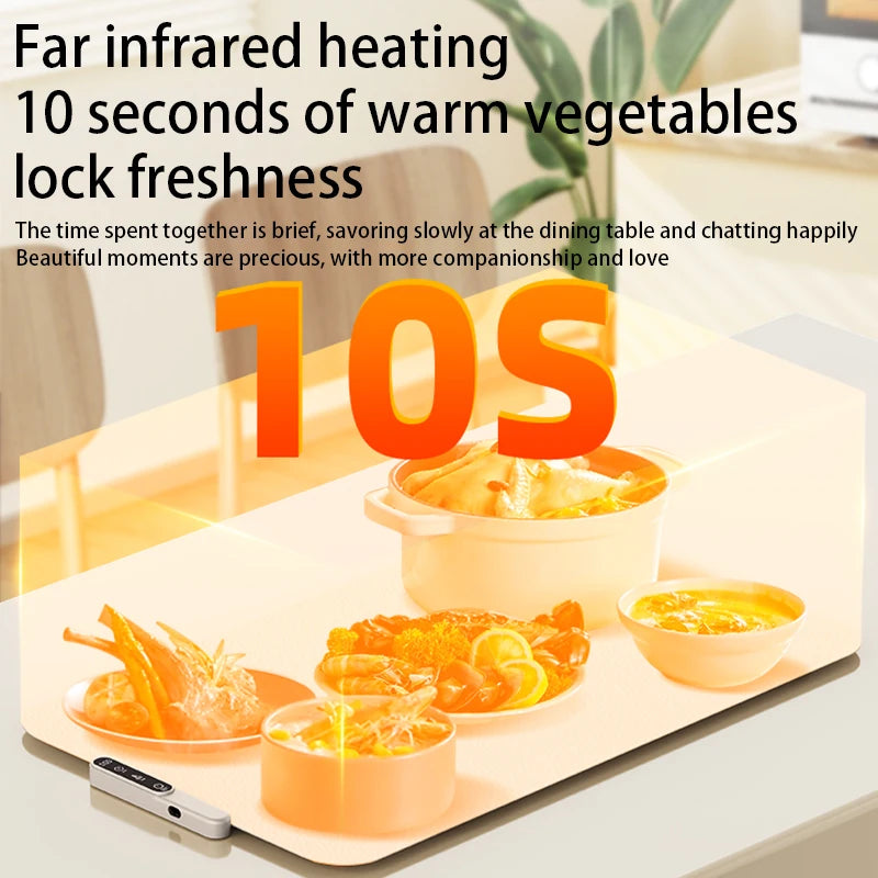 TINSOL New Food Insulation Mat Foldable Silicone Heating Pad Portable