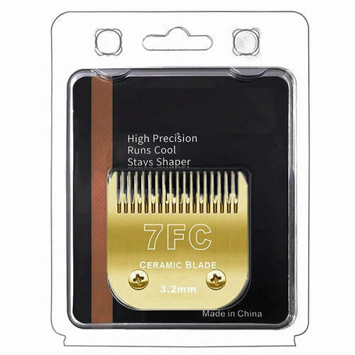 Replacement Detachable Pet Dog Clipper Ceramic Blades Set Compatible